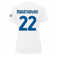 Zenski Nogometni Dres Inter Milan Henrikh Mkhitaryan #22 Gostujuci 2023-24 Kratak Rukav